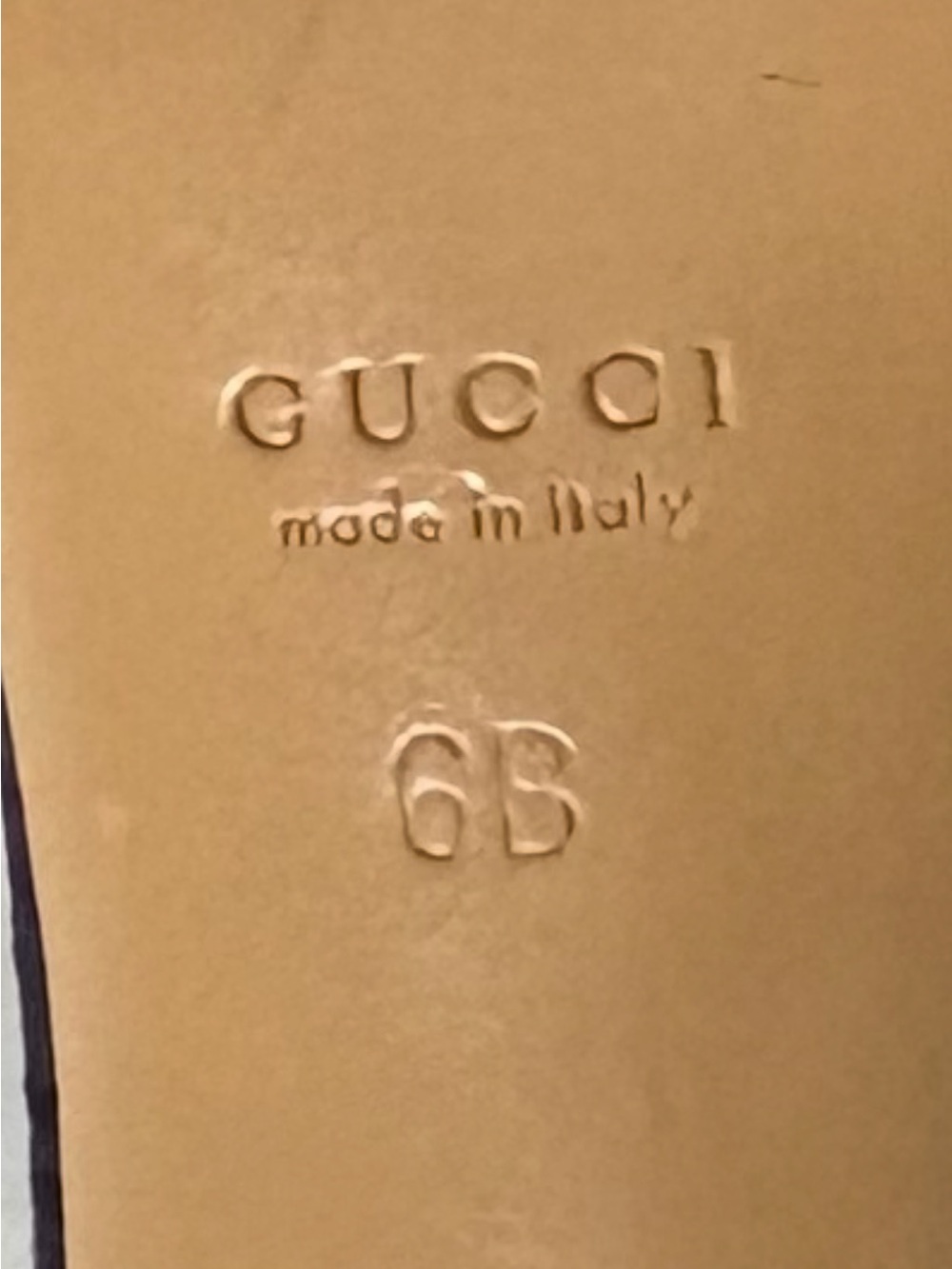 Gucci Black Open-Toe monogram black with Bamboo Heel Detail - Picture 15 of 16